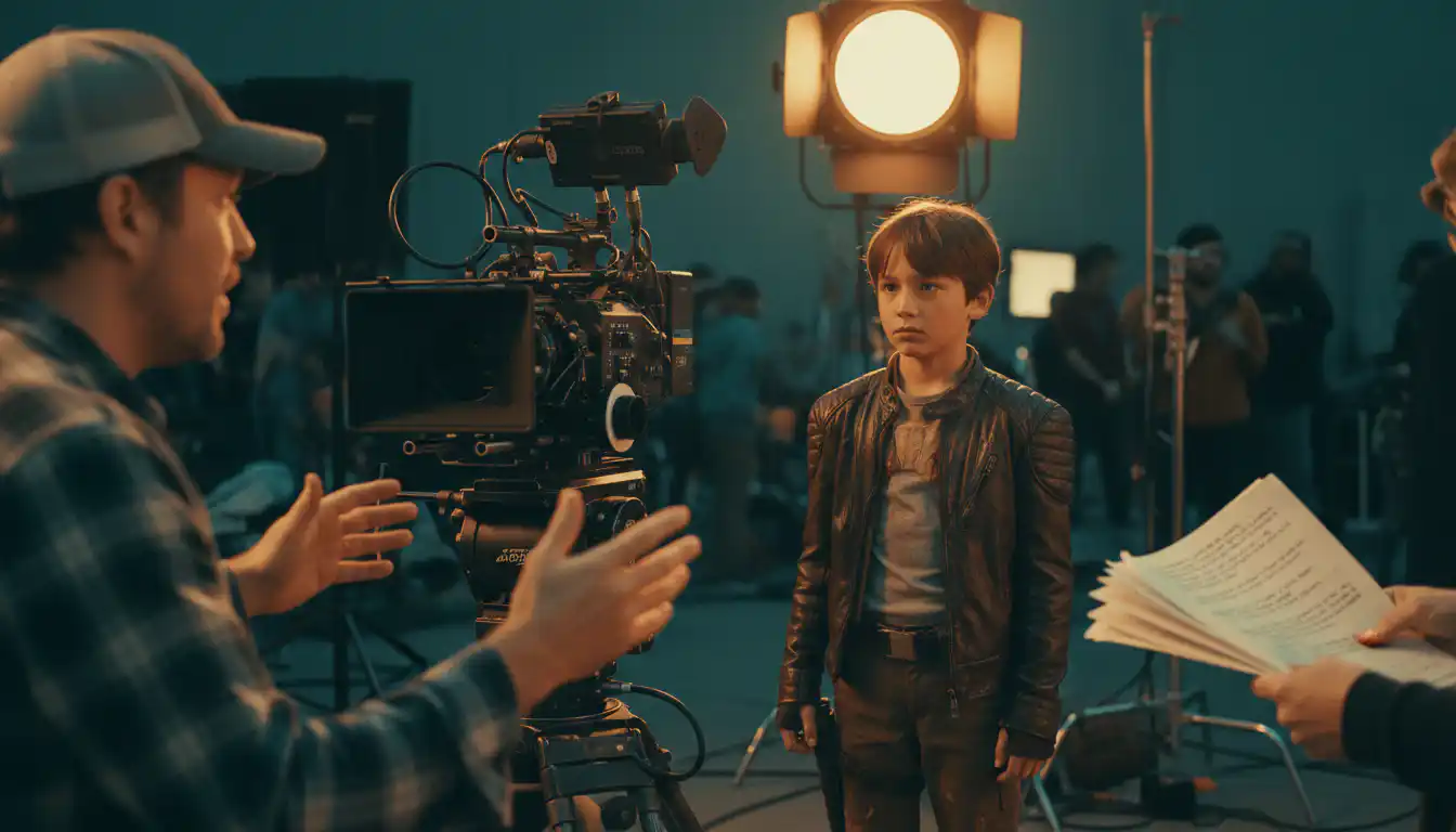 cinematic_behind-the-scenes_photo_of_a_child_actor_age_10-13_standing_in_front_of_a_professional_fi_capjmlw3whxomyy30lpd_1